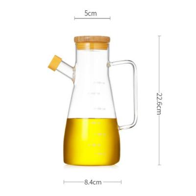 China High Quality Viable Cup 1000ml Reusableglass Oil Condiment Set For Home for sale