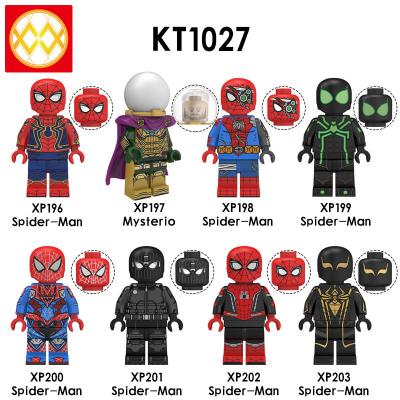 China Action Numbers Blocks Superheroes Spiderman Mini Figure Building Block Bricks Kids DIY Toys for sale