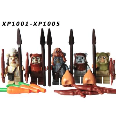 China Toka Starwars Mini Action Figures Building Blocks XP1001-1005 Watto Gamorrean Ewok Warrior Kids Gift Toys for sale