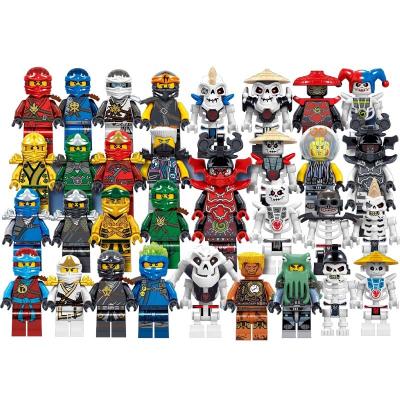 China Newest 32pcs blocks set legoes ninjamini action numbers minifigs building block mini bricks toys for kids christmas gift for sale