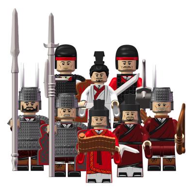 China KT1092 Chu Han Empire Toy Soldier Liu Bang Xiang Yu Kerui Electronic Mini Action Figure Block Kids Toys, for sale