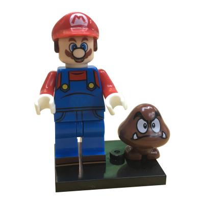 China Super Toy KDL805 Luigi Valio Fireball Mario Building Blocks Action Number Toys Mini Building Game For Children for sale