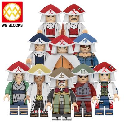 China Japanese Senator Ibis Mini Action Figure Building Blocks Anime Uzhi Wave Zone Ground Uchiha Itachi Vortex Josinae Building Blocks WM Factory KDL807 New for sale