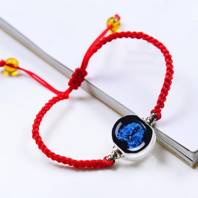 China Custom Adjustable 12 Zodiac Sign Bracelet Cute Rope Bracelet for sale