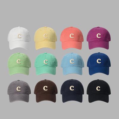 China 100% Adjustable Bill Customer Brand Logo Embroidery Cotton Hat Crepe Sports Baseball Cap COMMON for sale