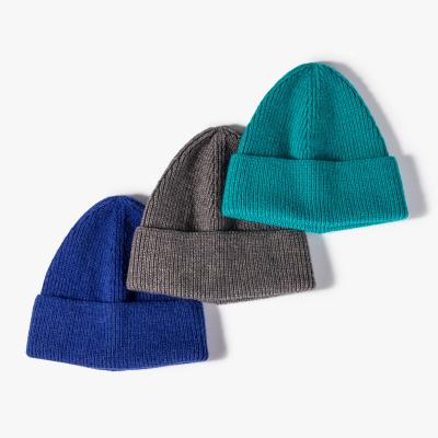 China COMMON New Arrival Solid Winter Hat Cotton Women Unisex Warm Knitted Soft Beanies for sale