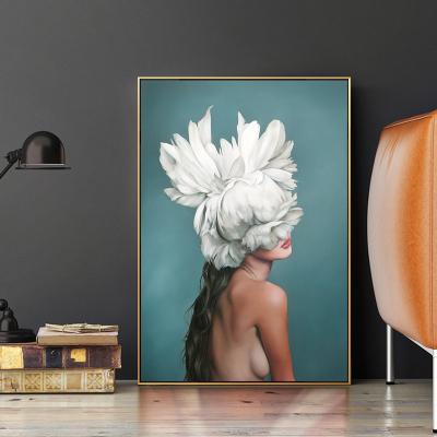 China Art Poster Women Nude Pictures Canvas Painting Sexy Body Portrait Modern Wall Art Posters For Home Decor No Frame for sale