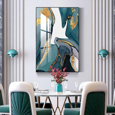 China Newest Modern Factory Wholesale Design Printed Glass Frame Wall Decor Abstract Canvas Painting Artwork Hot Selling for sale