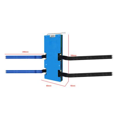 China Overcharge LANPWR factory 24v bms 8s 72 volt lifepo4 battery 12V 100A 4 series protection plate battery protection board lifepo4 smart bms for sale