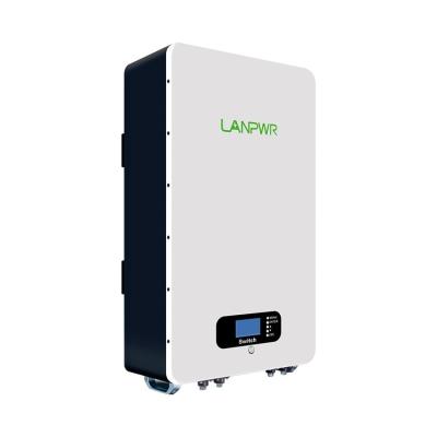 China LANPWR Lifepo4 Lithium Battery Pack 48V 100AH ​​Wall Mount Solar Home Energy Storage System 100Ah(C5) for sale