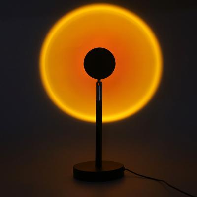 China Lighting Functions Classic Standing Ware Table Lamps Red Sunset Projection Lamp Night Light for sale