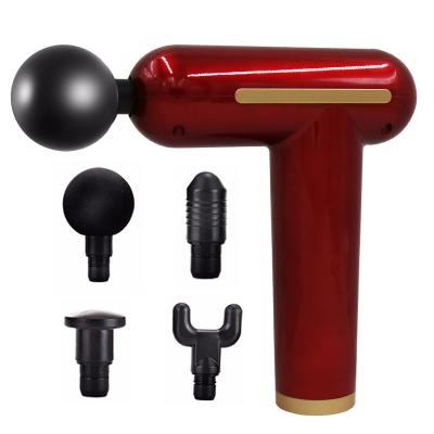 China Portable Mini Body Vibration Gun Fascia Machine Vibrating Hot Selling Muscle Tissue Muscle Massager Deep Percussion Gun for sale