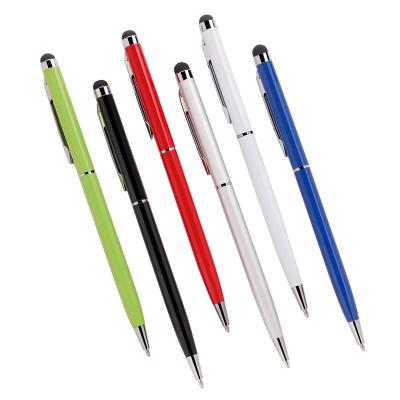 China Pen Hot Selling Factory Direct Promotional Sales Wholesale Cheap Custom Logo Ballpoint Mobile Pad Metal Capacitive Screen Stylus Pen With Logo for sale