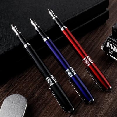 China Luxury line high quality source pen factory price Custom Logo Embossed Luxury black art three-dimensional antique pattern student 2022 for sale