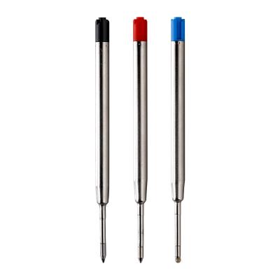 China Blue Ink Professional High Quality Refill Ballpen Refill Ballpen Replaceable Tip Pen Refills Metal Pen Refill for sale