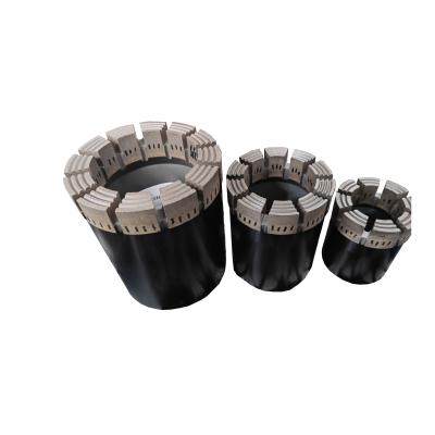 China diamond core bit NQ HQ PQ impregnated diamond bits, wireline core barrels, surface drilling tools, mineral exploration for sale