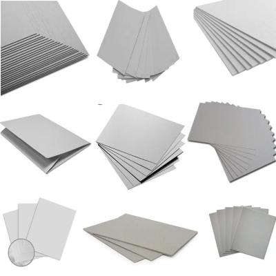 China 1500g unbeschichtetes Grey Cardboard Paper Anti Curl feuchtigkeitsfest zu verkaufen