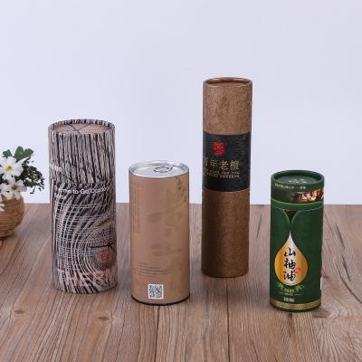 China Biodegradable Food Grade Paper Tube Packaging Box For Herbal Tea for sale