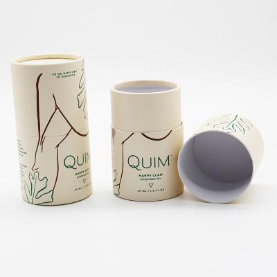 China Reusable Cardboard Tube Gift Box , Empty Cardboard Deodorant Containers Lightweight for sale