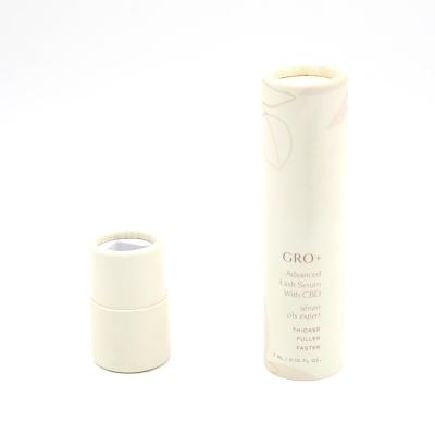 China Lip Balm  Tube Paper Push Up Cardboard Lipbalm Cylinder Purple Tube for sale