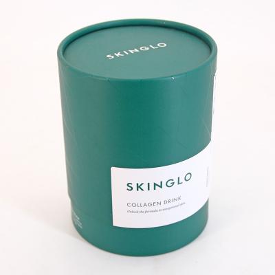 Κίνα Green Cardboard Kraft Circular Paper Rigid Box Wrapping Paper Tubes προς πώληση