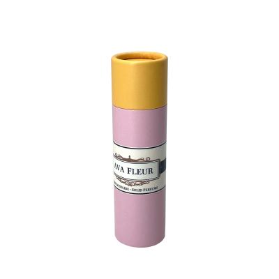 Κίνα Biodegradable Zero Waste Empty Cardboard Push Up Deodorant Paper Lip Balm Tube Kraft Containers For Cosmetics προς πώληση