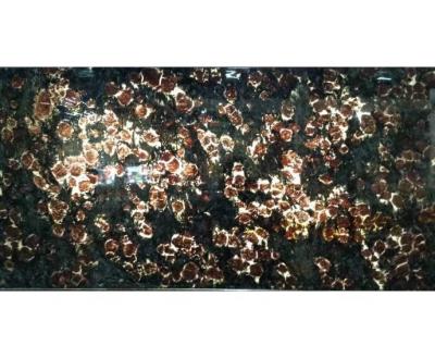 China Traditional Natural Backlit Effect Meteorus Luxury Night Rose Red Granite Slab Tile For Wall Decoration for sale