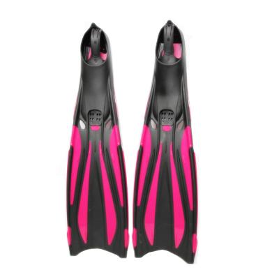 China Snorkeling Diving Blade Diving Fins Sports Scuba Equipment Professional Long Scuba Diving Swimming Fins For Men Freediving Rubber Fins for sale