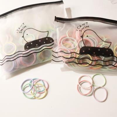 China New Arrival QiYue New Arrival QiYue Hair Tie Women Girls Hair Rope Simple High Elastic Hair Ring Small Bundle Hair Ties for sale