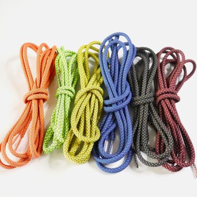 China High Quality Custom Round Round Polyester 3M Reflective Shoe Laces Fashion Laces for sale