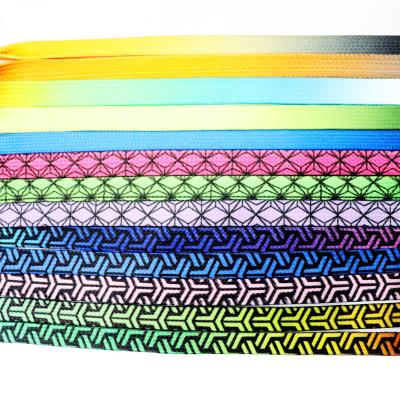 China Fashion Good Quality Viable Custom Flat Shoe Lace Up Custom Flat Laces 4mm 8mm Wide Length Various Colors Wholesale for sale