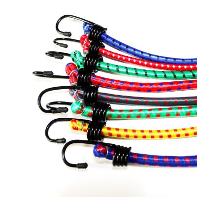 China High Toughness Ready ShipBraided Rope Stretch Bungee Elastic Tie To Top Tie Down Strong Bungee Rope for sale