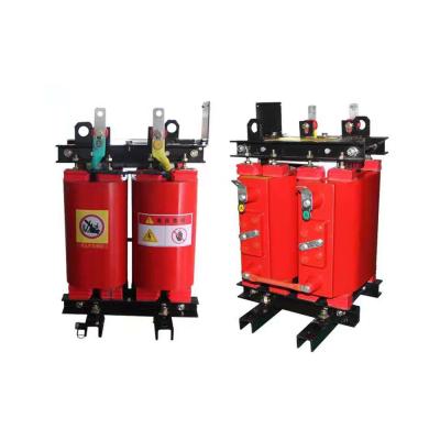 China Electric Power Transmission 100kva 3 Phase Copper Coil Winding Cast Resin Dry Power Transformer for sale