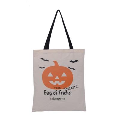 China Competitive Price Unisex Reusable Recycled Durable White Eco Friendly Handwork Halloween Gift Bag Eco-Friendly for sale