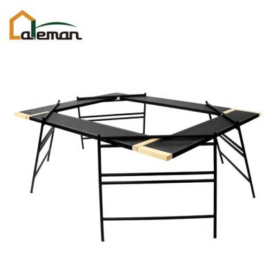 China Various Shapes Variable Universal Iron BBQ Splicing Folding Table, Fire Pit Multi-Functional Fire Bowl Portable Various Forms Variable Pit Table OEM for sale