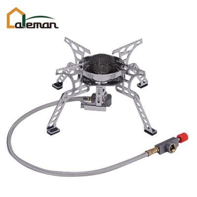 China New Design Stainless Steel Windproof Camping Gas Stove , Infrared Camping Gas Burner Split Type w/Plastic Carry Case Accepting OEM Orders for sale