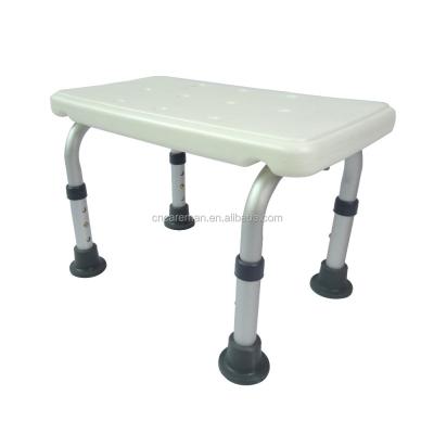 China Polyethylene Bath And Aluminum Shower Step Stool3 Level Height Adjustable , Oxidized Aluminum Tube Bath Step Seat for sale