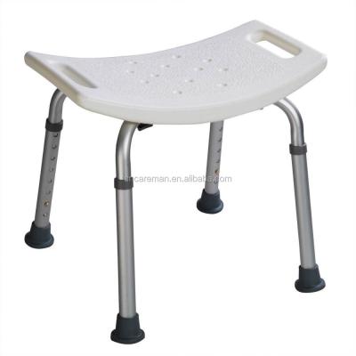 China Modern Aluminum Bath / Shower Stool , Level Adjustable Height 8 Circular Bath Shower for sale