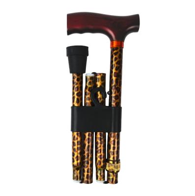 China Patterned Aluminum Folding Walking Cane and Floral Walking Cane for sale