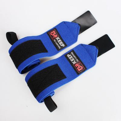 China Wholesale Custom Heavy Duty Weightlifting Strap Premium Men's Powerlifting Gym Workout SBD Wrist Wraps for sale