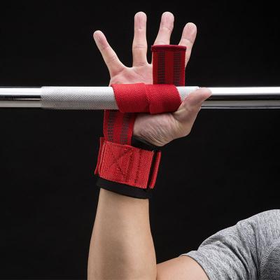 China Sports Workout Fitness Gym Powerlifting Wrist Support Deadlift Cotton Weightlifting Ties Weightlifting Custom for sale