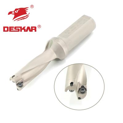 China Metal Drilling DESKAR C20-3D14-54WC03 WC Series Indexable 3D Drill Bits 3D CNC Lathe Tool U Drill For WC03 Carbide Insert for sale