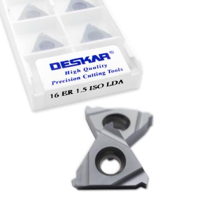 China Tool DESKAR 16 ER 1.5 ISO LDA External Turning Indexable Tungsten Carbide Threading Lathe Inserts For Lathe Threaded Holder for sale