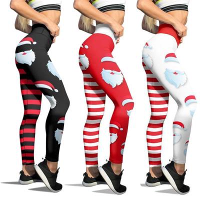 China Seamless Gym Crac! crack! 2021 Winter Christmas Women Sports Breathable Yoga Waist Tight Leggings High for sale