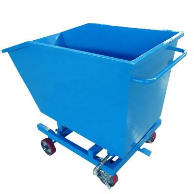 China Building Material Stores Industrial Steel Dumping Hopper And Waste Chute Hopper for sale