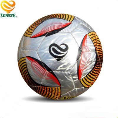 China Promotion Laser PVC Leather Soccer Ball for sale