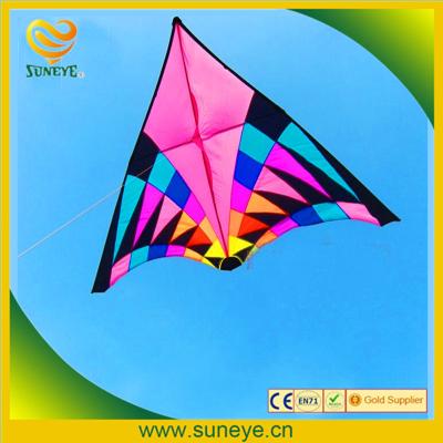 China 6squaremeters large plastic free high quality delta kite easy shipping check so beautiful in the sky nylon ripstop fabric kite Weifang for sale