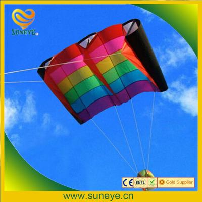 China Wing Weifang Kite Flying Umbrella colorful fabric birds fun sports plastic outdoor rainbow easily the most beautiful sky for sale