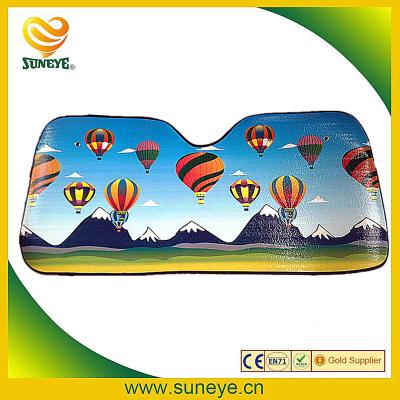 China Printable Custom Foldable Advertising Car Windshield Sun Shade, Car Sun Shade, Car Sunshade for sale