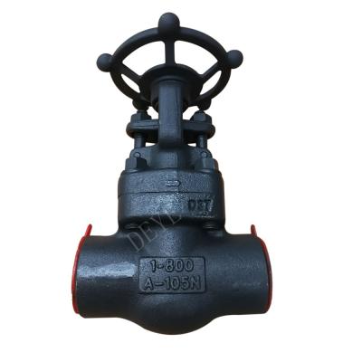 China General API602 Forged Steel A105N Socket Welded Switch 800lbs Gate Valve for sale